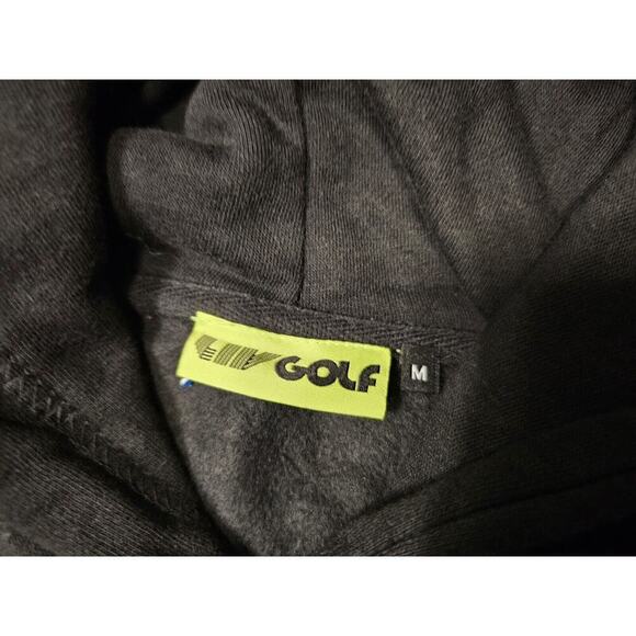 Liv Golf Hoodie Mens Medium Hyflyers GC Black Team Wear Phil Mickelson - Picture 3 of 7